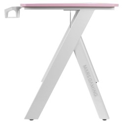 Desk Mars Gaming MGD100RGBP White Pink Steel 100 x 60 cm