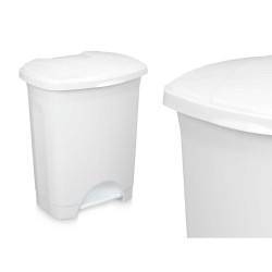 Pedal bin White Plastic 30 L (4 Units)