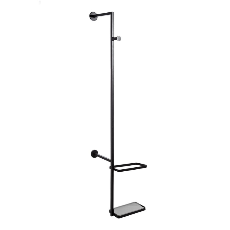 Coat rack 37 x 37 x 170 cm Black Metal industrial