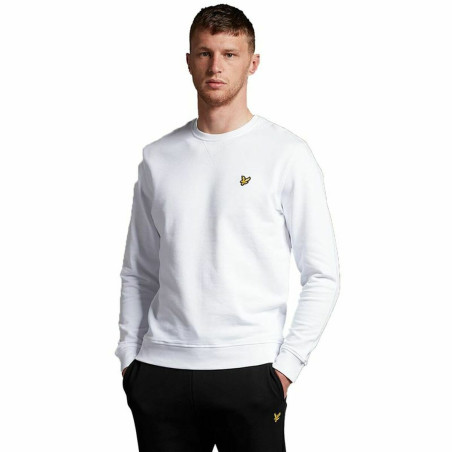 Men’s Sweatshirt without Hood Lyle & Scott V1 Crew White