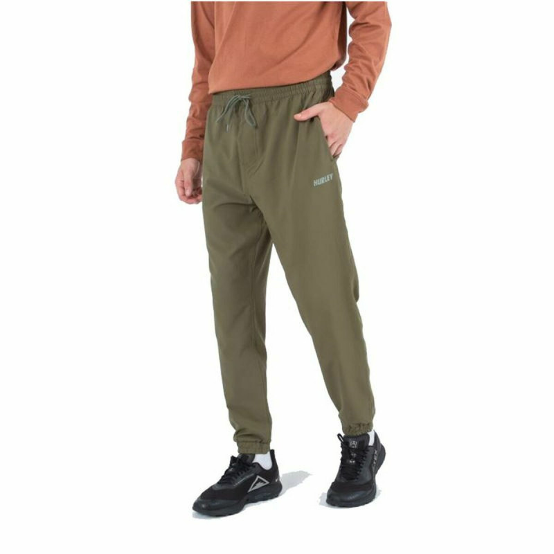 Long Sports Trousers Hurley Explorer Green Men