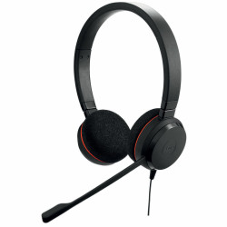 Headphones with Microphone Jabra EVOLVE 20 MS Black