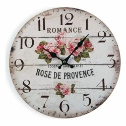 Wall Clock Versa Romance Wood (4 x 30 x 30 cm)