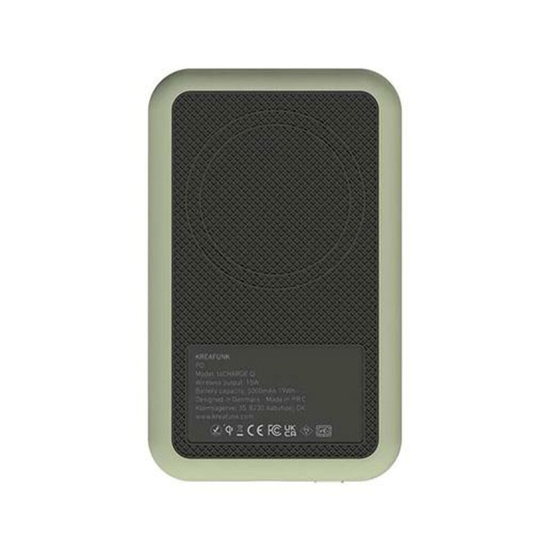 Power Bank with Wireless Charger Kreafunk Olive 5000 mAh