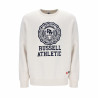 Men’s Sweatshirt without Hood Russell Athletic Ath Rose White