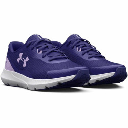 Running Shoes for Adults Under Armour Surge 3 Navy Blue Lady