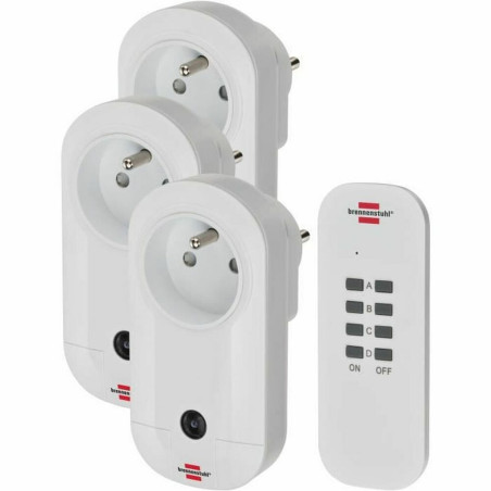 Set of plugs with remote control Brennenstuhl   16 A (3 Units)