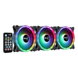 Box Ventilator Aerocool Duo 12 Pro ARGB Ø 12 cm (3 Units)