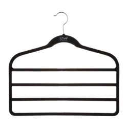 Hangers 5five ABS Trousers Black Nylon 2 Units (44,8 x 41,5 cm)