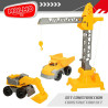 Construction Vehicles Colorbaby 31 x 41 x 9,5 cm (4 Units) 3 Pieces