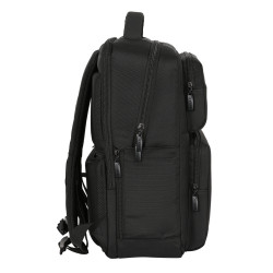 Laptop Backpack Sevilla Fútbol Club Premium 15,6'' Black (31 x 44 x 13 cm)