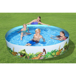 Inflatable Paddling Pool for Children Bestway Dinosaurs 244 x 46 cm