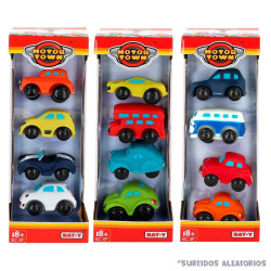 Set of cars Motor Town 4 Pieces 7,5 x 4,5 x 5 cm (6 Units)