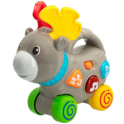 Pull-along toy Winfun Elk 17 x 17 x 7,5 cm (6 Units)