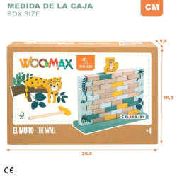 Construction set Woomax animals 44 Pieces (6 Units)