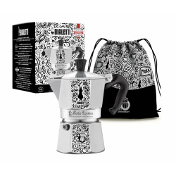 Italian Coffee Pot Bialetti Moka Express Aluminium