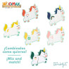 Child's Wooden Puzzle Mr. Wonderful Unicorn + 3 years 3 Pieces (12 Units)