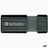 USB stick Verbatim PinStripe Black 32 GB