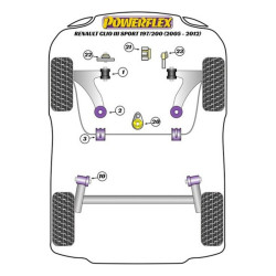 Silentblock Powerflex PFF60-803-21BLK.