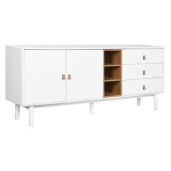 Sideboard Home ESPRIT White Natural 180 x 40 x 75 cm