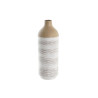 Vase DKD Home Decor 16 x 16 x 45 cm Beige Metal White Colonial