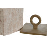 Jewelry box Home ESPRIT Beige Resin 15 x 15 x 24 cm