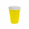 Set of reusable glasses Algon Yellow 24 Units 250 ml (25 Pieces)