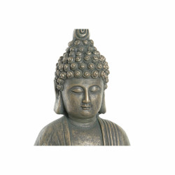 Decorative Figure DKD Home Decor 38 x 25 x 43 cm Black Golden Buddha Dark grey Oriental Modern