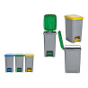 Pedal bin Recycling Plastic (3 Pieces)