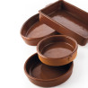 Saucepan Ceramic Brown (Ø 32 cm) (3 Units)