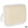 Body Sponge White Beige 11 x 16,5 x 3 cm (24 Units)