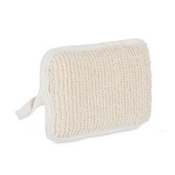 Body Sponge White Beige 11 x 16,5 x 2 cm (24 Units)