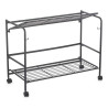 Shelves Confortime Black Iron Foldable With wheels (67 x 30 x 44,8 cm)