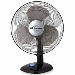 Table Fan Orbegozo 16728 OR 40 W Black