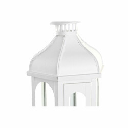 Lantern DKD Home Decor Crystal Metal White (20 x 17 x 55 cm)