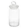 Jar Kitchen 9,8 x 23,4 x 9,8 cm Transparent Silicone Glass 1,1 L (6 Units)