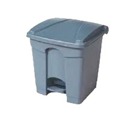 Rubbish bin Grey Plastic Rectangular 30 L