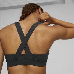 Sports Bra Puma Black Golden Multicolour