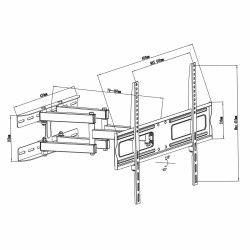 TV Mount MacLean MC-762 70" 37" 30 Kg