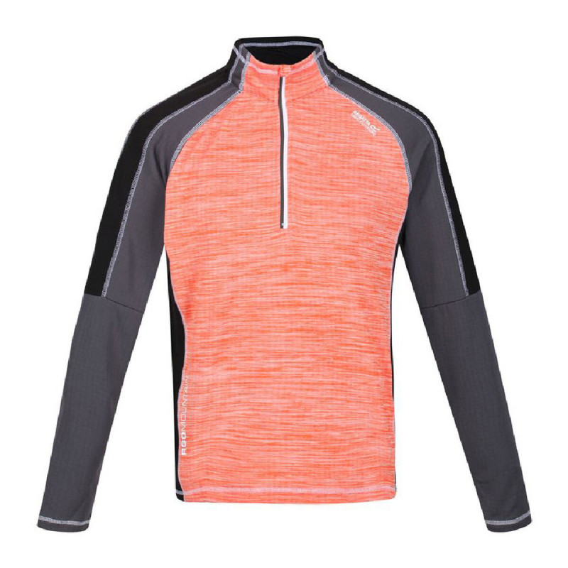 Fleece Lining Regatta Hepley Lightweight Half-Zip Salmon