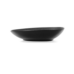 Deep Plate Bidasoa Fosil Black Ceramic Squared 21,9 x 21,7 x 4,8 cm (6 Units)