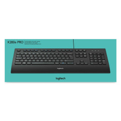 Keyboard Logitech 920-005217 Black QWERTY Qwerty US