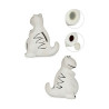 Paint Your Own Money Box Dinosaur 8,5 x 13,2 x 11 cm Ceramic (12 Units)