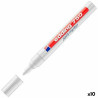 Permanent marker Edding 750  White (10 Units)