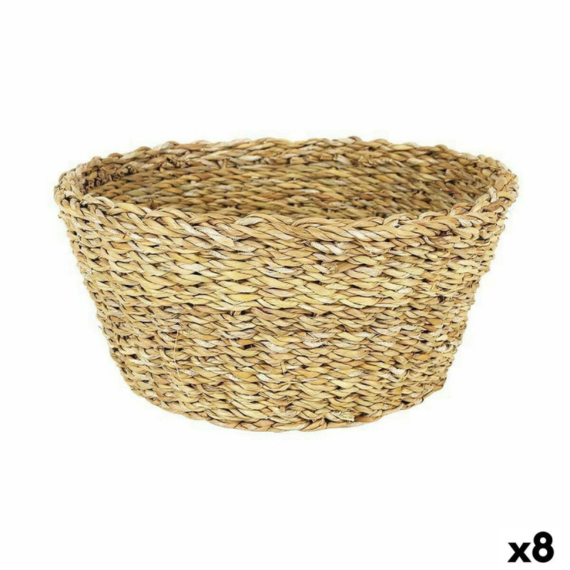 Multi-purpose basket Privilege Brown 30 x 30 x 13 cm wicker (8 Units)