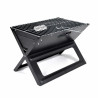 Folding Portable Barbecue for use with Charcoal X-shaped 45 x 30 x 35 cm Iron