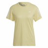 Women’s Short Sleeve T-Shirt Adidas Own Cooler Yellow