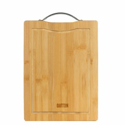 Cutting board Quttin Bamboo 27 x 20 x 1,5 cm (12 Units)