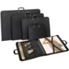 Zippered document holder Carchivo Embossed Black polypropylene