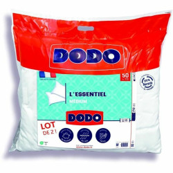 Set of 2 Pillows DODO L'Essentiel Médium White 50 x 70 cm